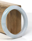 Baikalla Natural Jadeite Jade Bangle Bracelet (57 mm)