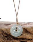 Baikalla Jewelry Gold Jadeite Pendant Copy of 18k Rose Gold Genuine Jadeite Constellation (Pisces) Necklace with Diamonds & Tourmaline