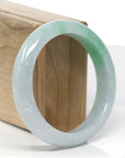 Baikalla™ "Classic Bangle" Genuine Jadeite Jade Apple Green Bangle Bracelet (57.94 mm)