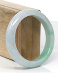 Baikalla™ "Classic Bangle" Genuine Jadeite Jade Apple Green Bangle Bracelet (57.94 mm)
