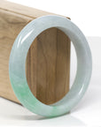 Baikalla™ "Classic Bangle" Genuine Jadeite Jade Apple Green Bangle Bracelet (57.94 mm)