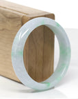 Baikalla™ "Classic Bangle" Genuine Jadeite Jade Green Bangle Bracelet (55.48mm)