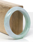 Baikalla™ "Classic Bangle" Genuine Jadeite Jade Green Bangle Bracelet (54.62mm)