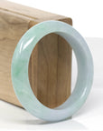 Baikalla™ "Classic Bangle" Genuine Jadeite Jade Green Bangle Bracelet (54.62mm)