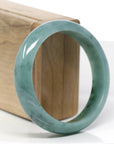 Forest Green Classic Real Jadeite Jade Bangle Bracelet (58.92mm)