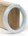 Baikalla "Classic Bangle" Blue-Green Genuine Burmese Jadeite Jade Bangle Bracelet ( 59.09 mm)