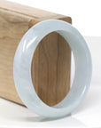 Baikalla "Classic Bangle" Ice Lavender Jadeite Jade Bangle (55.9mm)