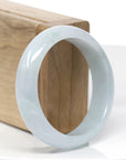 Baikalla "Classic Bangle" Ice Lavender Jadeite Jade Bangle (55.9mm)