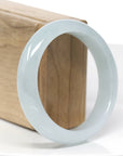 Baikalla "Classic Bangle" Blue-Green Natural Burmese Jadeite Jade Bangle (57.49mm)