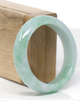 Baikalla™ "Classic Bangle" Genuine Jadeite Jade Green Bangle Bracelet (54.92mm)