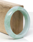 Baikalla™ "Classic Bangle" Genuine Jadeite Jade Green Bangle Bracelet (54.92mm)