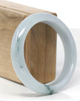 Genuine Burmese Ice Jadeite Jade Bangle Bracelet ( 58.74 mm )