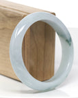 Genuine Burmese Ice Jadeite Jade Bangle Bracelet ( 58.74 mm )