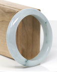 Genuine Burmese Ice Jadeite Jade Bangle Bracelet ( 58.74 mm )