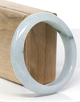 Genuine Burmese Ice Jadeite Jade Bangle Bracelet ( 58.74 mm )