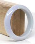 Purple Lavender Natural Jadeite Jade Bangle (58.56 mm)