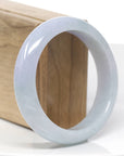 Purple Lavender Natural Jadeite Jade Bangle (58.56 mm)