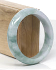 Genuine Burmese Jadeite Jade Bangle Bracelet ( 58.58 mm )
