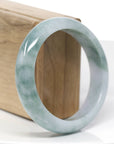 Genuine Burmese Jadeite Jade Bangle Bracelet ( 58.58 mm )