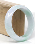 Baikalla™ "Classic Bangle" Genuine Jadeite Jade Lavender Green Bangle Bracelet (60.25mm)