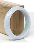 Baikalla Natural Lavender- Green Jadeite Jade Bangle Bracelet (56.24 mm)