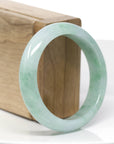 Genuine Burmese Green Jadeite Jade Bangle Bracelet (54.19 mm)