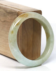 Baikalla Natural Yellow-Red Jadeite Jade Bangle (54.9mm )