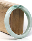 Baikalla Classic Blue-green Jade Jadeite Bangle Bracelet (59.9 mm)