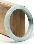 Baikalla Classic Blue-green Jade Jadeite Bangle Bracelet (59.9 mm)