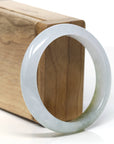 Baikalla "Half Round" High-End Icy Jadeite Jade Bangle Bracelet (55.7mm)