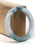 Baikalla Classic Blue-green Jade Jadeite Bangle Bracelet (56.6 mm )