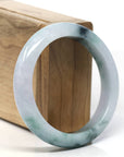 Baikalla Classic Blue-green Jade Jadeite Bangle Bracelet (56.6 mm )