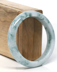 Baikalla Classic Real Blue-green Jade Jadeite Bangle Bracelet ( 57.1mm )