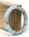 Baikalla Classic Real Blue-green Jade Jadeite Bangle Bracelet ( 57.1mm )