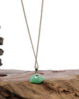 Baikalla Jewelry Jade Pendant Necklace Copy of Copy of Copy of Copy of Baikalla " Dolphin " Carving Pendant Necklace Natural Ice Green Jadeite Jade