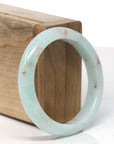 Baikalla Green "SaJin" Gold Dust Jadeite Jade Bangle Bracelet (54.3 mm)