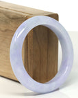 Baikalla Lavender Jadeite Jade Bangle Bracelet (55mm)