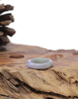 Baikalla Natural Icy Lavender & Green Jadeite Jade Traditional Ring