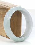 Baikalla Jewelry Jadeite Jade Bangle Bracelet Copy of Baikalla™ "Classic Bangle" Genuine Burmese Green Jadeite Jade Bangle Bracelet (59mm)