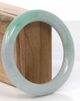 Baikalla Jewelry Jadeite Jade Bangle Bracelet Baikalla's Classic Real Jadeite Jade Bangle Bracelet (56.92 mm)