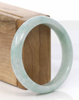 Baikalla Jewelry Jadeite Jade Bangle Bracelet Copy of Copy of Baikalla™ "Classic Bangle" Genuine Burmese Green Jadeite Jade Bangle Bracelet (56.8 mm)