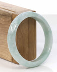 Baikalla Jewelry Jadeite Jade Bangle Bracelet Copy of Copy of Baikalla™ "Classic Bangle" Genuine Burmese Green Jadeite Jade Bangle Bracelet (56.8 mm)