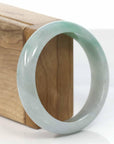 Baikalla Jewelry Jadeite Jade Bangle Bracelet Copy of Baikalla Classic Green Natural Burmese Jadeite Jade Bangle (56.87 mm)