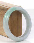 Baikalla Jewelry Jade Bangle Copy of Green Burmese Jadeite Jade Bangle Bracelet (56.37 mm)