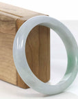 Baikalla Jewelry Jade Bangle Copy of Green Burmese Jadeite Jade Bangle Bracelet (56.37 mm)