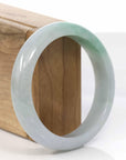 Baikalla Jewelry Jade Bangle Copy of Green Burmese Jadeite Jade Bangle Bracelet (56.37 mm)