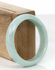 Baikalla Jewelry Jadeite Jade Bangle Bracelet Baikalla™ "Classic Bangle" Genuine Burmese Green Jadeite Jade Bangle Bracelet (56.8 mm)
