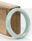 Baikalla Jewelry Jadeite Jade Bangle Bracelet Baikalla™ "Classic Bangle" Genuine Burmese Green Jadeite Jade Bangle Bracelet (56.8 mm)