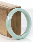 Baikalla Jewelry Jadeite Jade Bangle Bracelet Baikalla™ "Classic Bangle" Genuine Burmese Green Jadeite Jade Bangle Bracelet (56.8 mm)