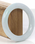 Baikalla Jewelry Jadeite Jade Bangle Bracelet Natural Burmese Ice Jadeite Jade Round Bangle Bracelet (57 mm)